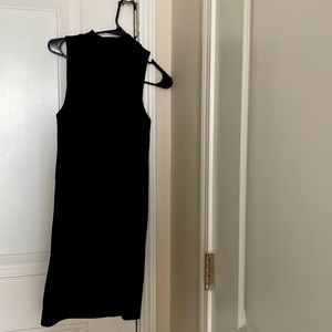 Abercrombie and Fitch Knee Length Mock Neck Dress- Black